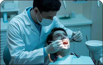 Specialized dental team performing oral surgery under sedation dentistry for patient comfort.