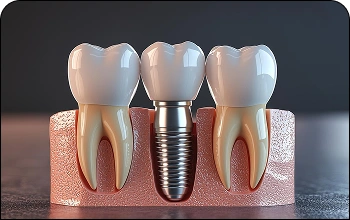 Illustration of teeth replacement